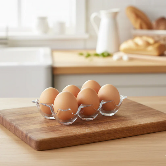 6 Grid Acrylic Egg Storage Container