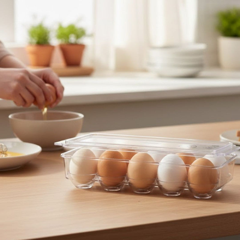 Acrylic Egg Storage Tray for Refrigerator & Kitchen