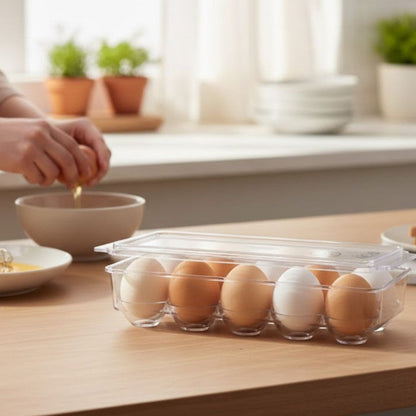 Acrylic Egg Storage Tray for Refrigerator & Kitchen