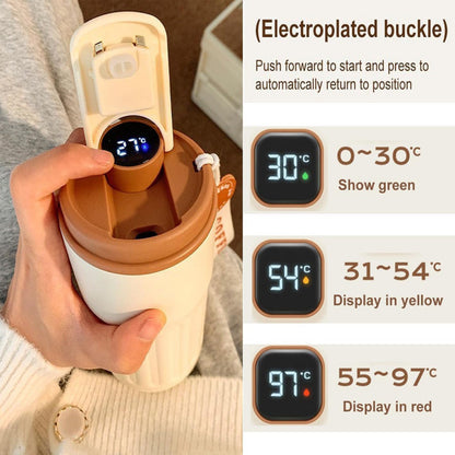 Portable LED Temperature Display Coffee Mug
