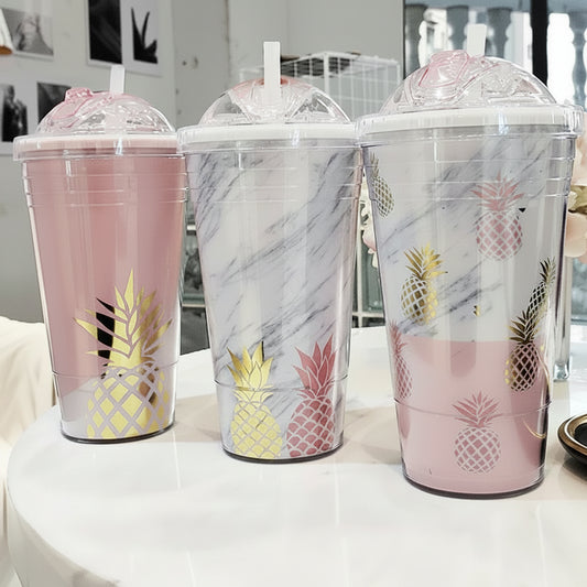 Reusable Double Wall Cups Leakproof Insulated Drinkware