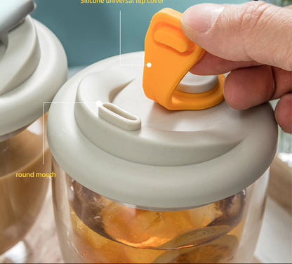 Double Wall Glass Mug With Lid