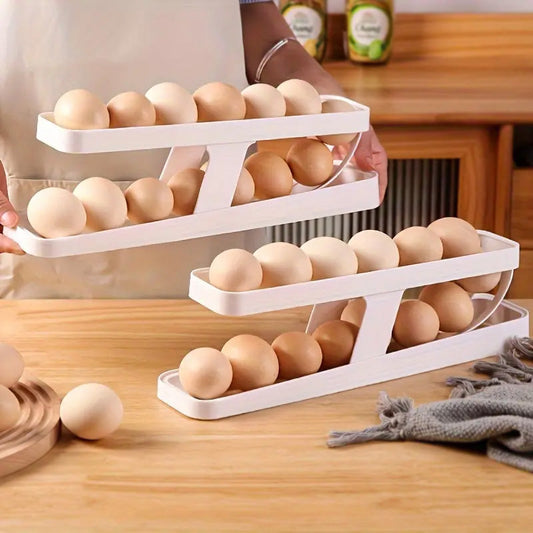 2 Layer Egg Dispenser Refrigerator