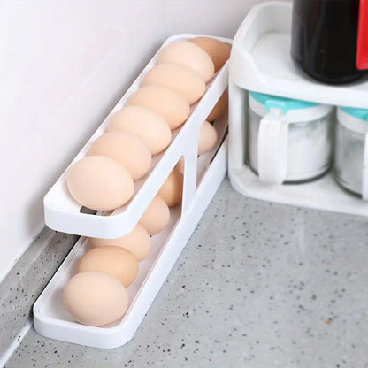2 Layer Egg Dispenser Refrigerator