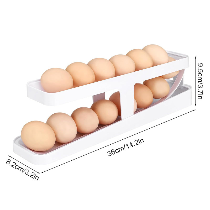2 Layer Egg Dispenser Refrigerator