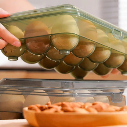 Eggs Storage Box With Lid - 15 Slots