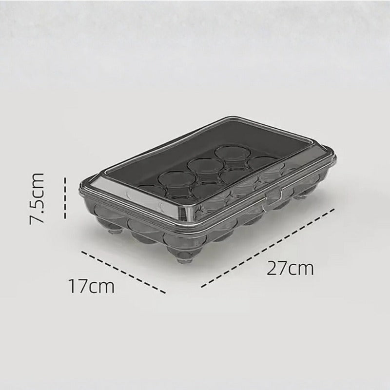 Eggs Storage Box With Lid - 15 Slots